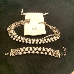 Cabi necklace and bracelet